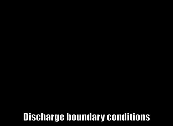 Discharge boundary conditions